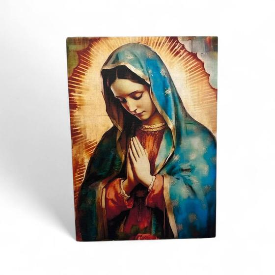 Imagem de Quadro/ícone Nossa Senhora de Guadalupe 14x10cm