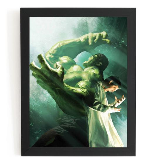 Imagem de Quadro Incrivel Hulk Marvel Hq Arte De Alex Ross