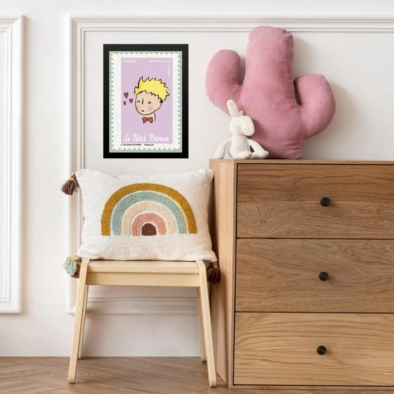 Imagem de Quadro Infantil Pequeno Príncipe - Amor 45x34cm