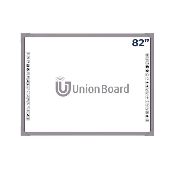 Imagem de Quadro interativa unionboard color cinza 82 polegadas