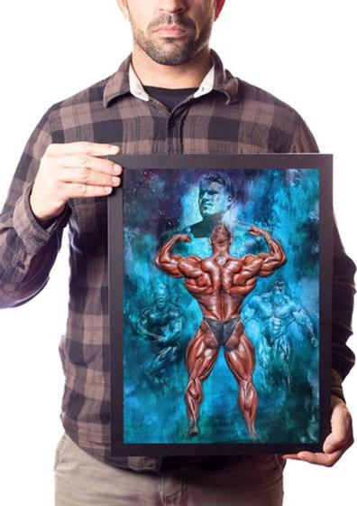 Imagem de Quadro Jay Cutler Fisiculturista Arte Musculação