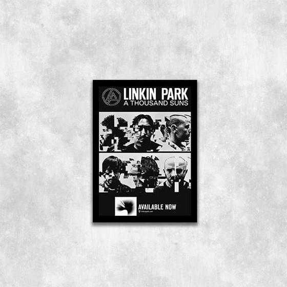 Imagem de Quadro Linkin Park 24x18cm - com vidro