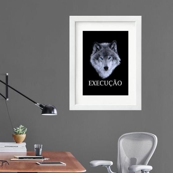 Imagem de Quadro Lobo Execução - 60x48cm