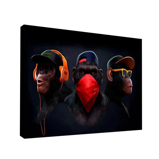 Imagem de Quadro macacos -- br artes