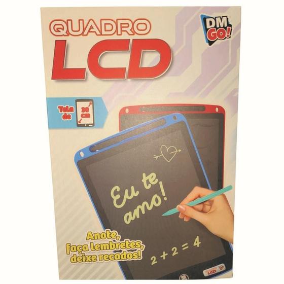 Imagem de Quadro Mágico LCD DM Go Vermelho DM Toys