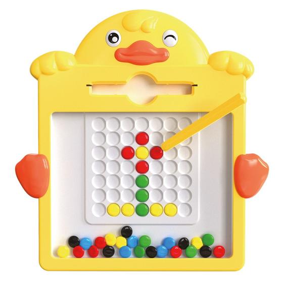 Imagem de Quadro Magnetico Patinho Magico Prancheta Educativa Criança Autismo DM Toys DMT6770