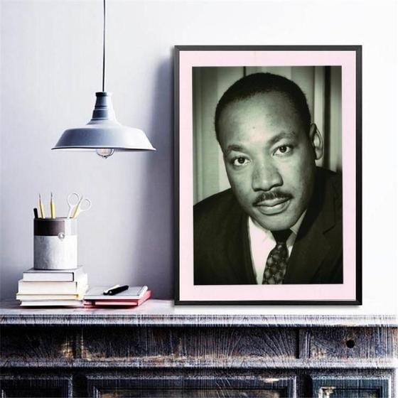 Imagem de Quadro Martin Luther King- Fotografia 33X24Cm - Com Vidro