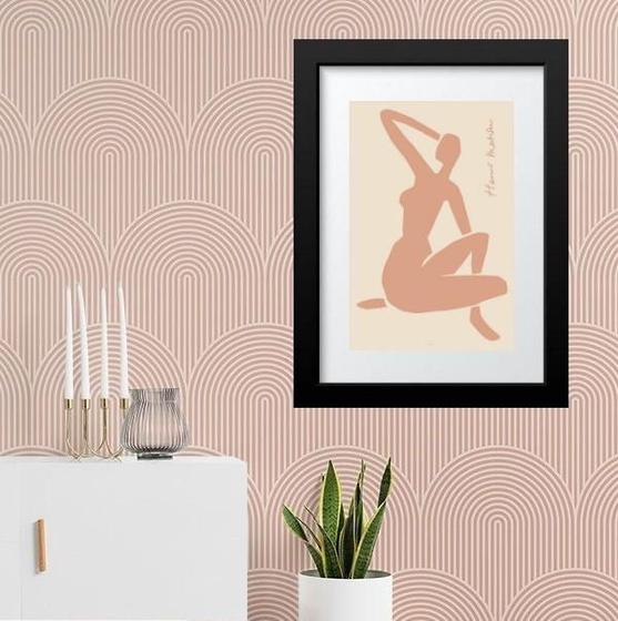 Imagem de Quadro Matisse Coral Nude - 60X48Cm