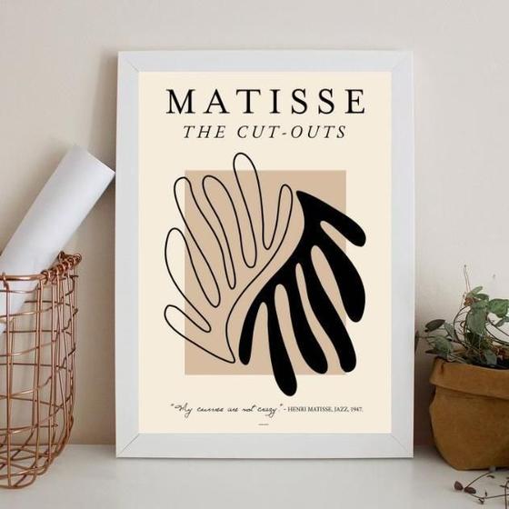 Imagem de Quadro Matisse The Cut-Outs 24X18Cm