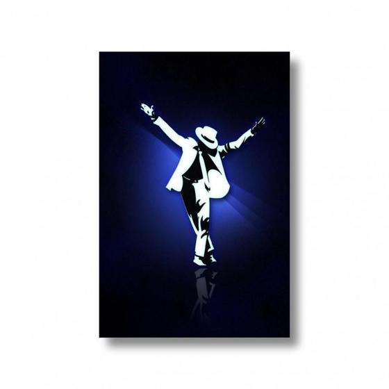 Imagem de Quadro Michael Jackson decorativo Tela de Tecido