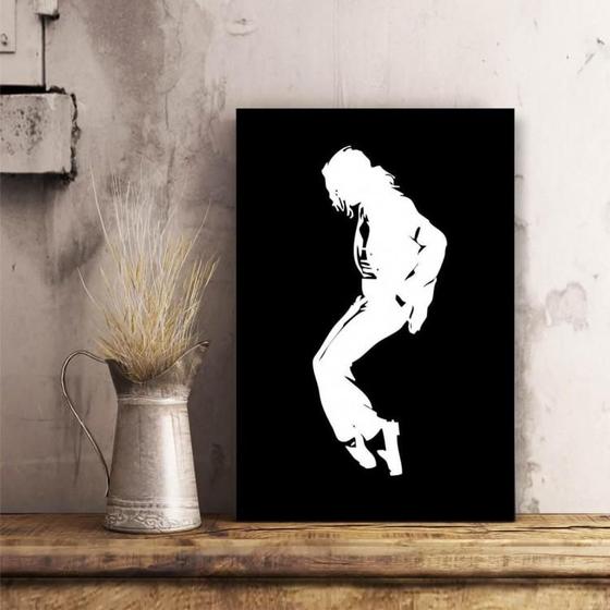 Imagem de Quadro Michael Jackson Pop decorativo Tela de Tecido