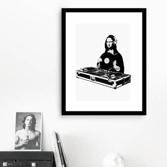 Imagem de Quadro Monalisa Dj - 60X48Cm