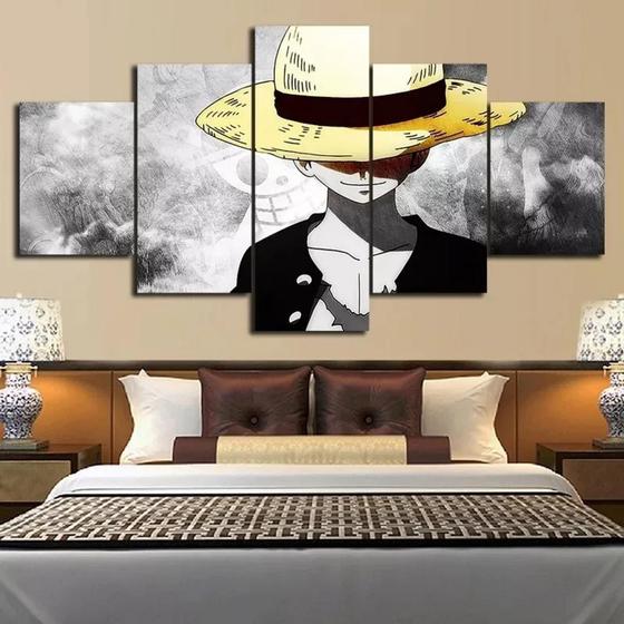 Imagem de Quadro Mosaicos One Piece Monkey D. Luffy