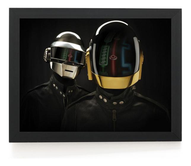 Imagem de Quadro Musica Daft Punk Foto Arte 42x29cm