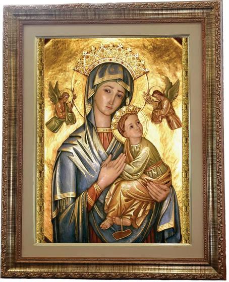 Imagem de Quadro N. Sra. Do Perpétuo Socorro, Mod.02, 53x43cm. Angelus