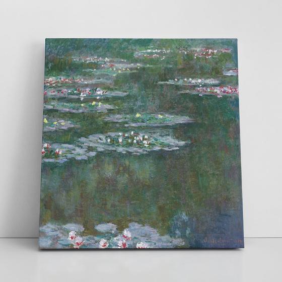 Imagem de Quadro Nenufares Claude Monet Canvas Arte 60x60cm