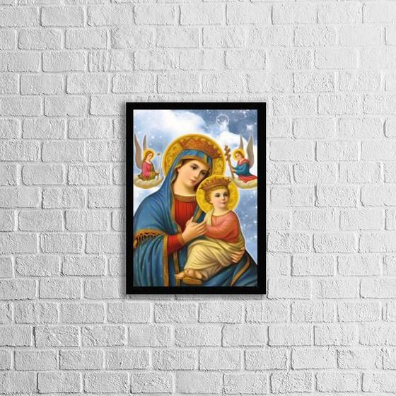 Imagem de Quadro Nossa Senhora Do Perpétuo Socorro 33x24cm