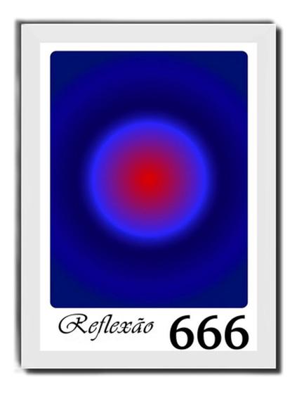 Imagem de Quadro Numerologia Anjo 666 Atração Arte Na Moldura Branca