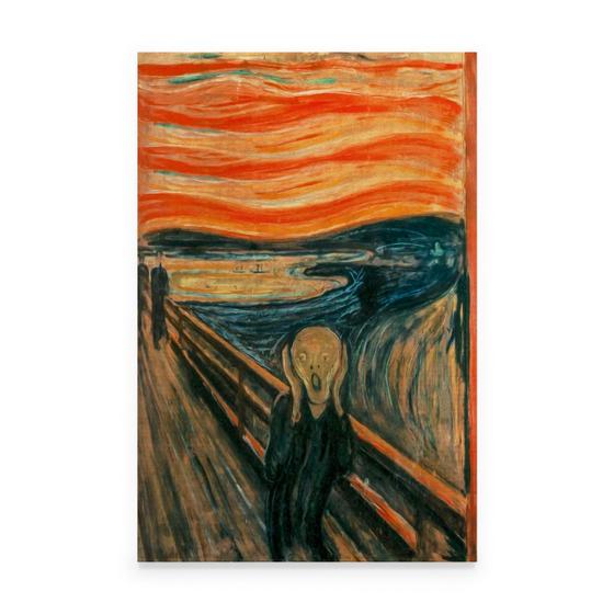 Imagem de Quadro O Grito The Scream Edvard Munch Decorativo Moderno Canvas Grande - Bimper