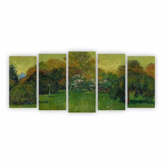 Imagem de Quadro O Jardim do Poeta Van Gogh Arte Canvas 155x65cm