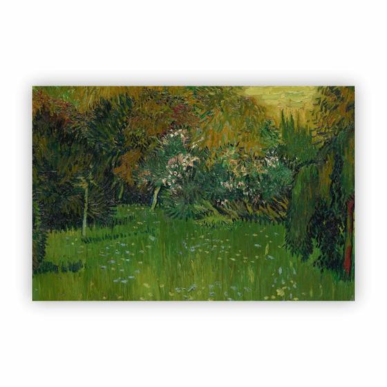 Imagem de Quadro O Jardim Do Poeta Van Gogh Arte Canvas 60X40Cm