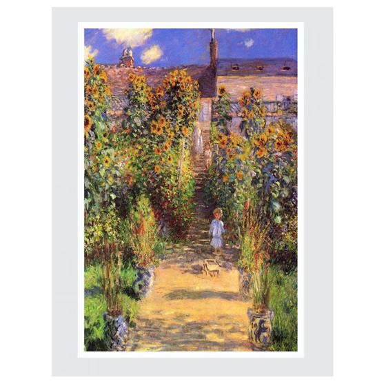 Imagem de Quadro O Jardim em Vetheuil de Claude Monet 31x46cm