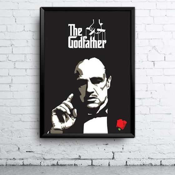 Quadro O Poderoso Chefão A4 - Sdesign - Quadro Decorativo - Magazine Luiza