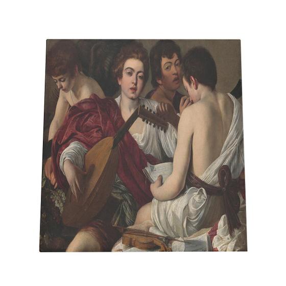 Imagem de Quadro Os Músicos Caravaggio Canvas Arte 60X60Cm