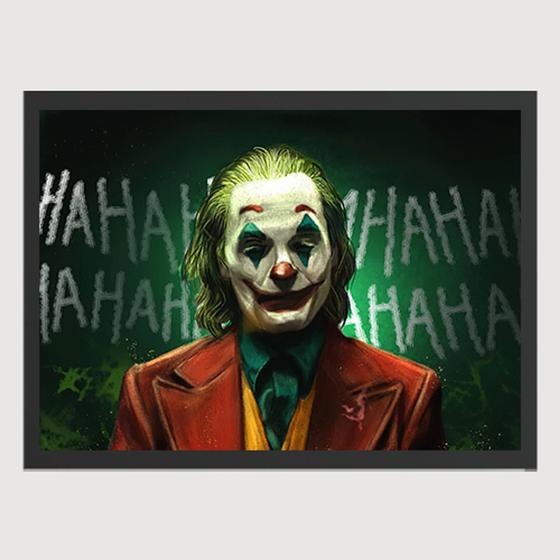 Imagem de Quadro para Quarto Coringa Joker HAHAHAHA Joaquin 45x33 A3