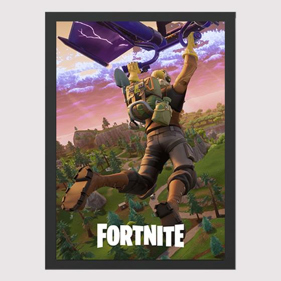 Imagem de Quadro para Quarto Fortnite 1 45 x33 A3