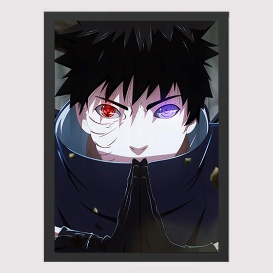 Imagem de Quadro para Quarto Naruto Obito 45x33 A3