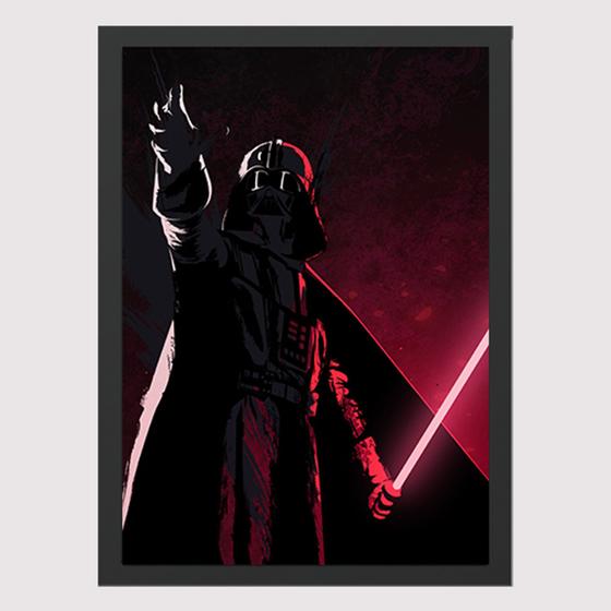 Imagem de Quadro para Quarto Star Wars Darth Vader 45x33 A3