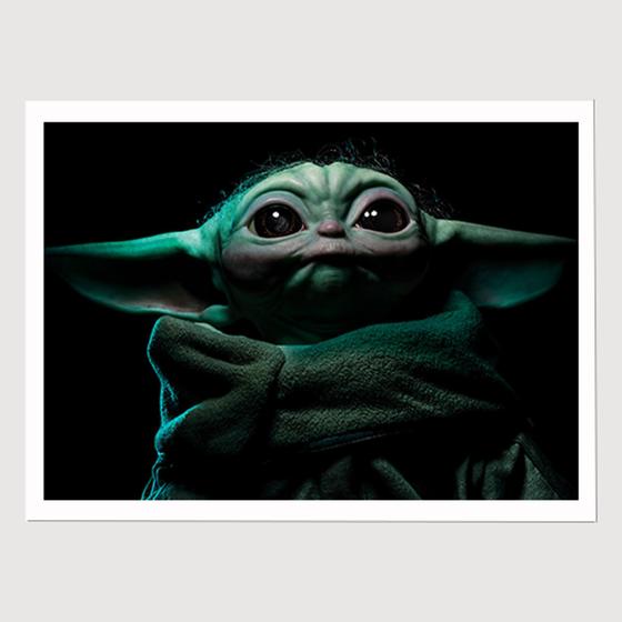 Imagem de Quadro para Quarto Star Wars Yoda awaken força 45x33 A3