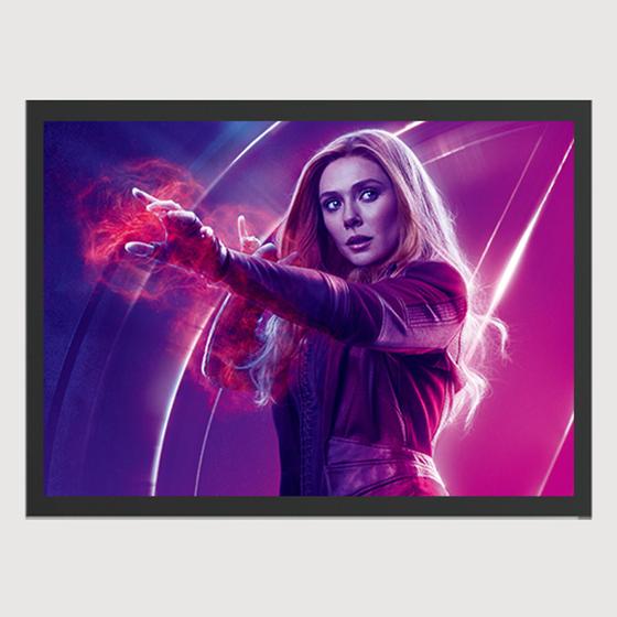 Imagem de Quadro para Quarto WandaVision Wanda Maximoff 45x33 A3