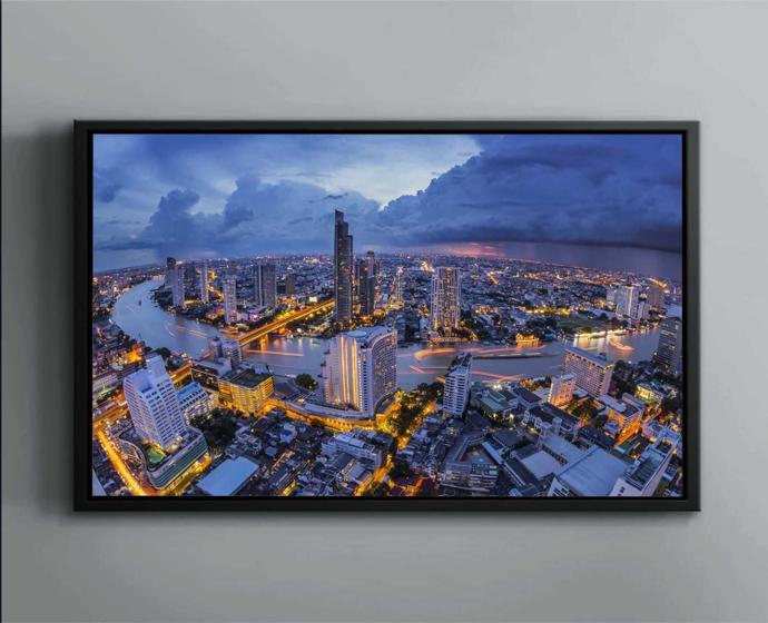 Imagem de Quadro Para Salas Cidade Turismo na Tailândia Tela Canvas Premium 