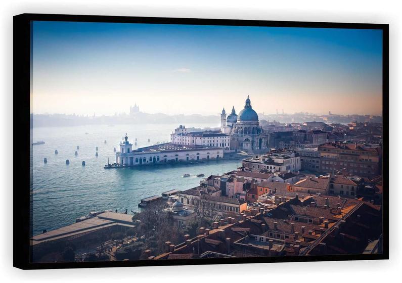 Imagem de Quadro Para Salas Decorativo Cidade Veneza Turismo Tela Canvas Premium 