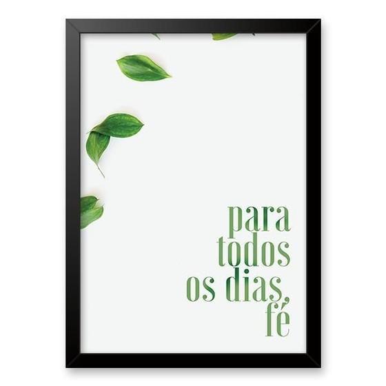 Imagem de Quadro Para Todos Os Dias Fé 24X18Cm