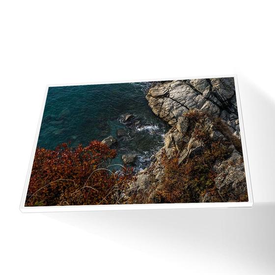 Imagem de Quadro Penhasco Canvas Com Vidro