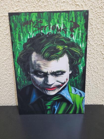 Imagem de Quadro Personalizado com Ilustração Coringa 29 x 20