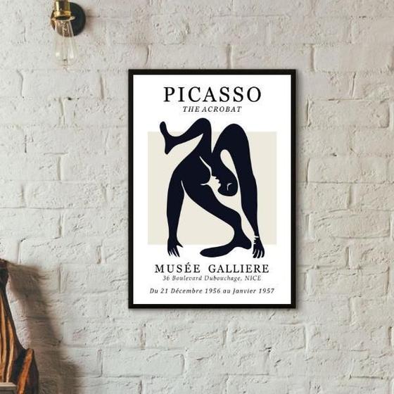 Imagem de Quadro Picasso - The Acrobat 33X24Cm - Com Vidro