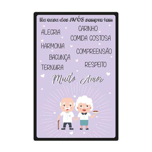 Imagem de Quadro Placa Decorativa - Frases - Casa dos Avós