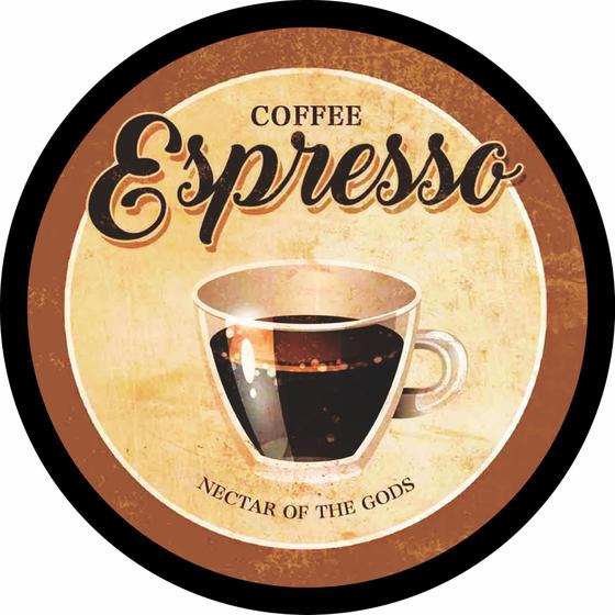 Imagem de Quadro Placa Decorativo Xicara Coffee Espresso Mdf