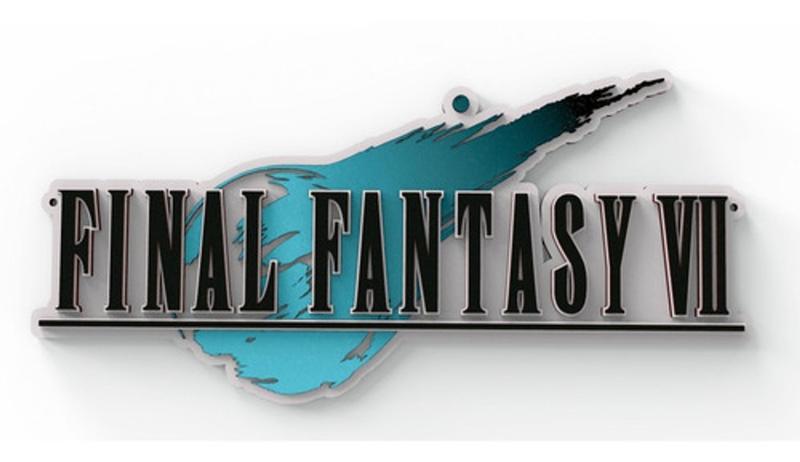 Imagem de Quadro Placa Final Fantasy Vii Em Relevo Decoração Gamer 29 cm