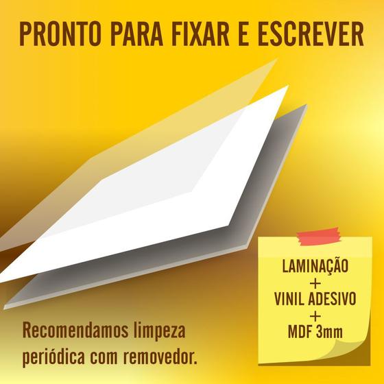 Imagem de Quadro Planejamento Mensal Planner Com Moldura MOD05 67 x 50 cm