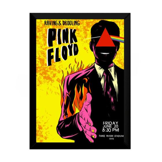 Imagem de Quadro Pop Art Pink Floyd Remake 1975 42x29cm