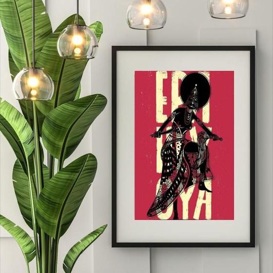 Imagem de Quadro Poster Candomblé Iansã - 60X48Cm