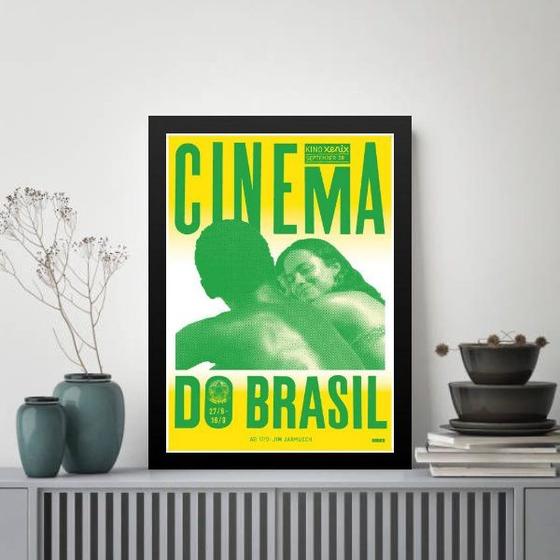 Imagem de Quadro Poster Cinema Do Brasil 33x24cm - com vidro