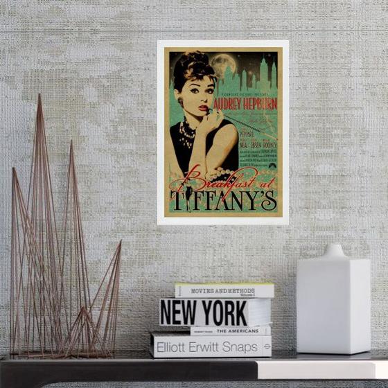 Imagem de Quadro Poster Do Filme Breakfast At Tiffany's 24x18cm