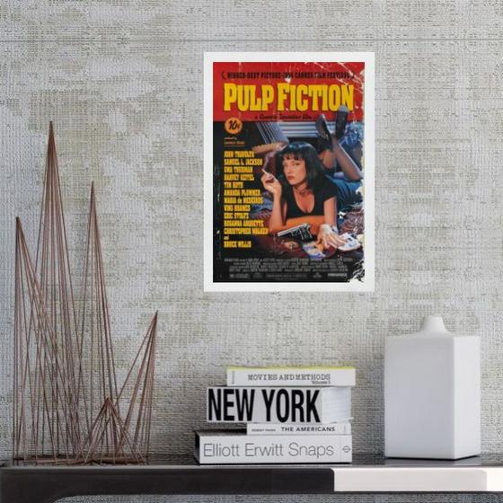 Imagem de Quadro Poster Do Filme Pulp Fiction 24x18cm