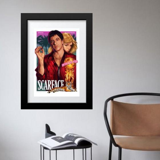 Imagem de Quadro Poster Filme Pulp Scarface - 60x48cm